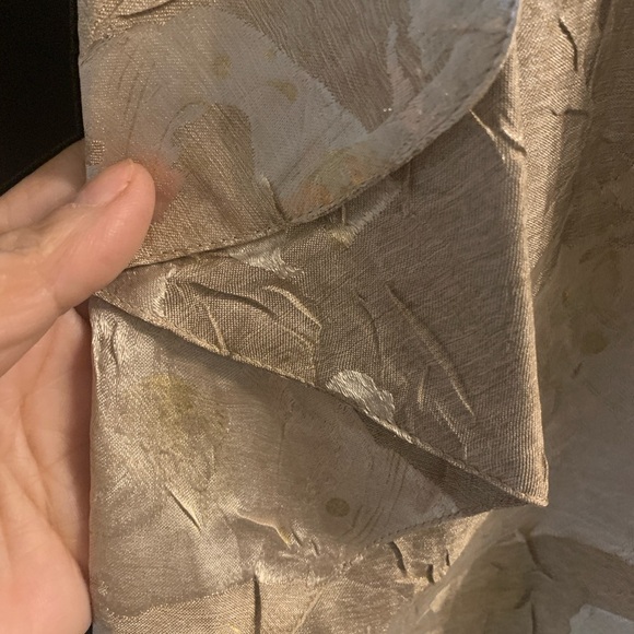 Open Cropped Bolero Taupe/Cream color, size 7, 3/4 sleeve, Preloved in EUC - Picture 2 of 4